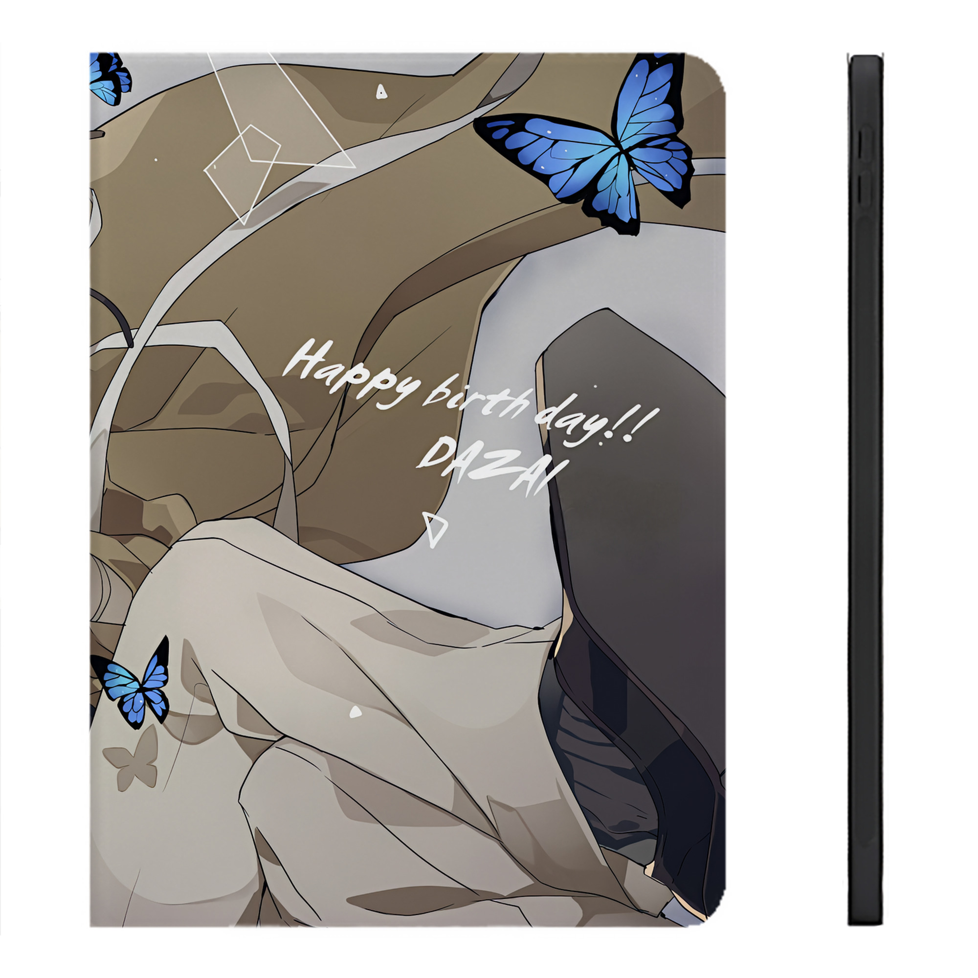 （画像用） 文豪ストレイドッグス Bungo Stray Dogs IPadケース ペンホルダー付き ブックスタイルデザイン